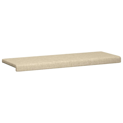 vidaXL Bench Cushion Fabric Cream Depth 35 cm