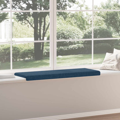 vidaXL Bench Cushion Fabric Blue Depth 35 cm