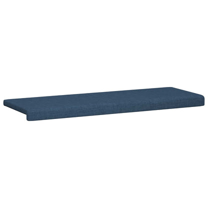 vidaXL Bench Cushion Fabric Blue Depth 35 cm