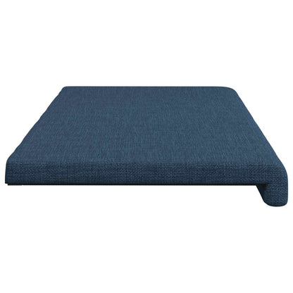 vidaXL Bench Cushion Fabric Blue Depth 35 cm