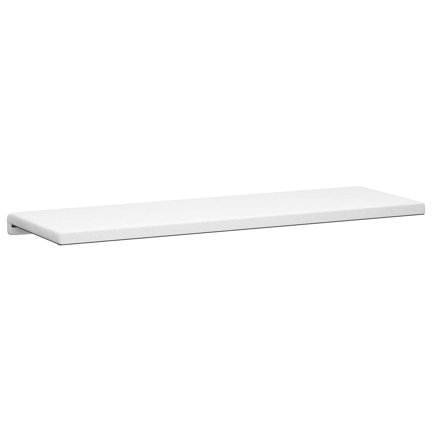 vidaXL Bench Cushion Fabric White Depth 35 cm
