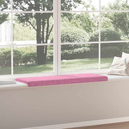 vidaXL Bench Cushion Fabric Pink Depth 35 cm