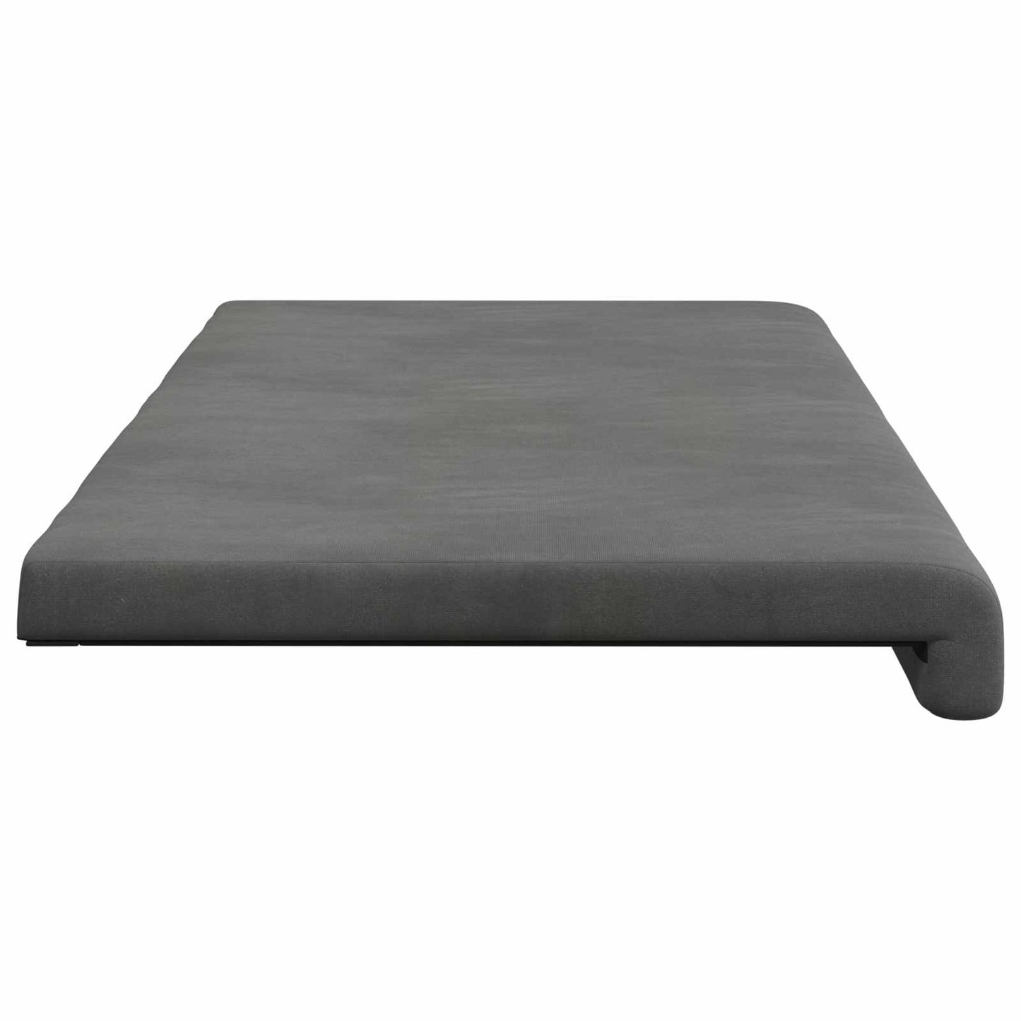 vidaXL Bench Cushion Velvet Dark Grey Depth 35 cm