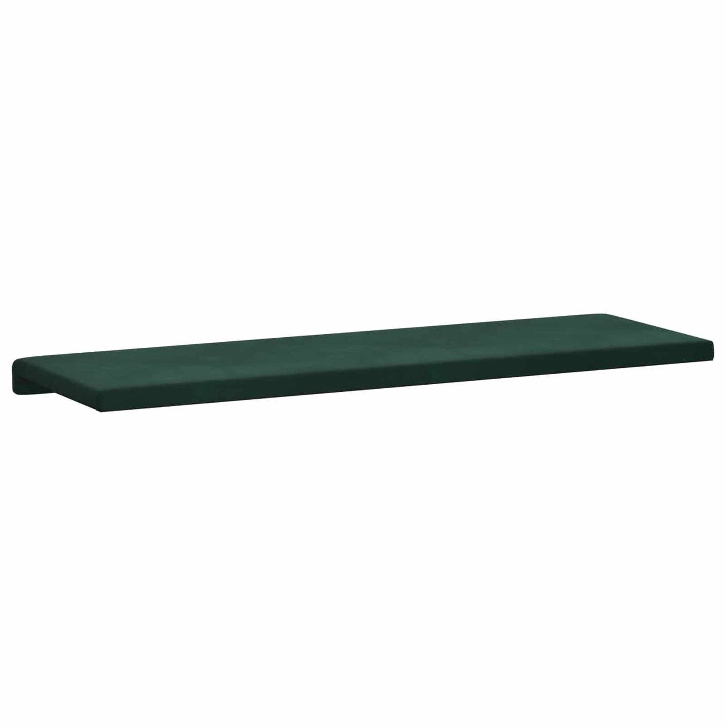 vidaXL Bench Cushion Velvet Dark Green Depth 35 cm