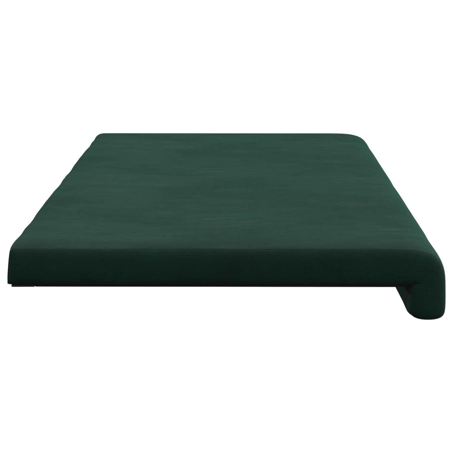 vidaXL Bench Cushion Velvet Dark Green Depth 35 cm