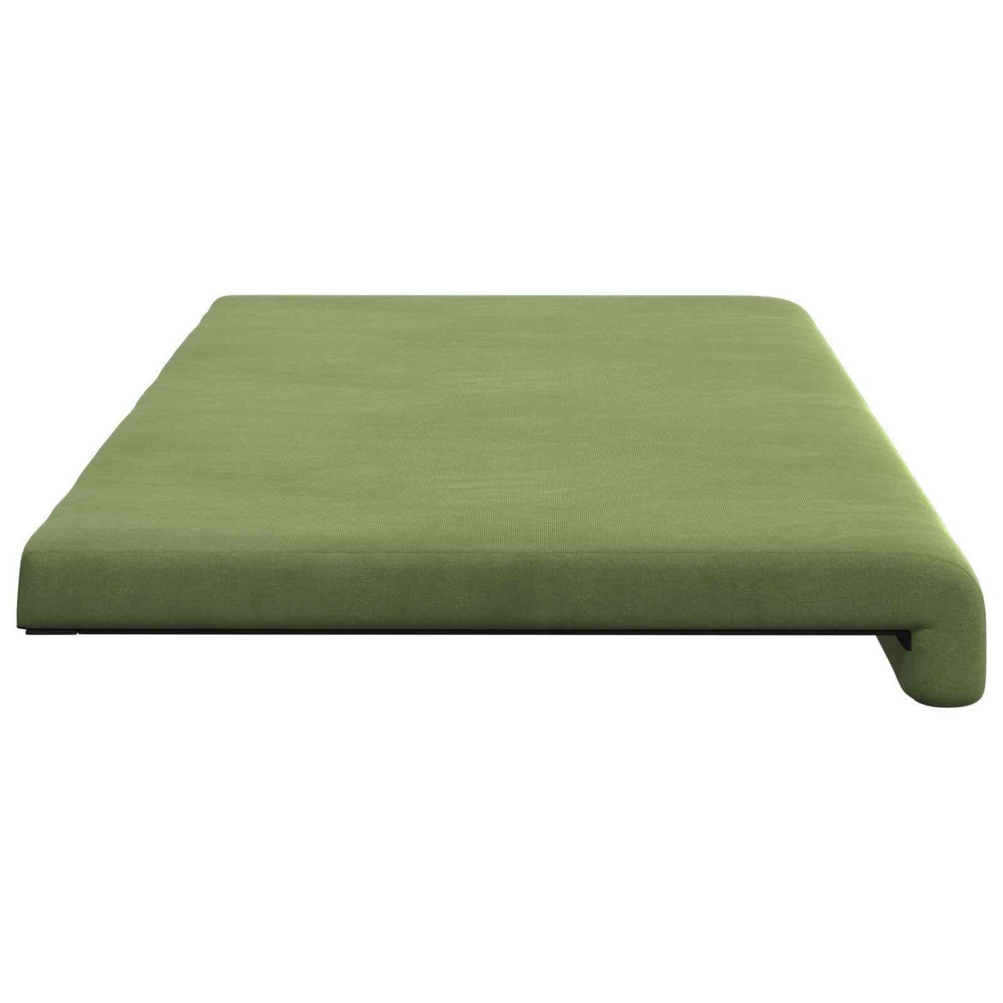vidaXL Bench Cushion Velvet Light Green Depth 35 cm