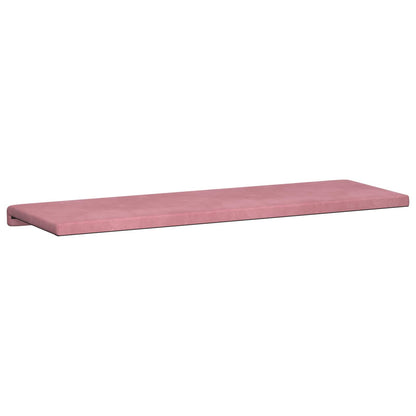 vidaXL Bench Cushion Velvet Pink Depth 35 cm