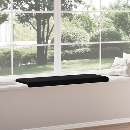 vidaXL Bench Cushion Velvet Black Depth 35 cm