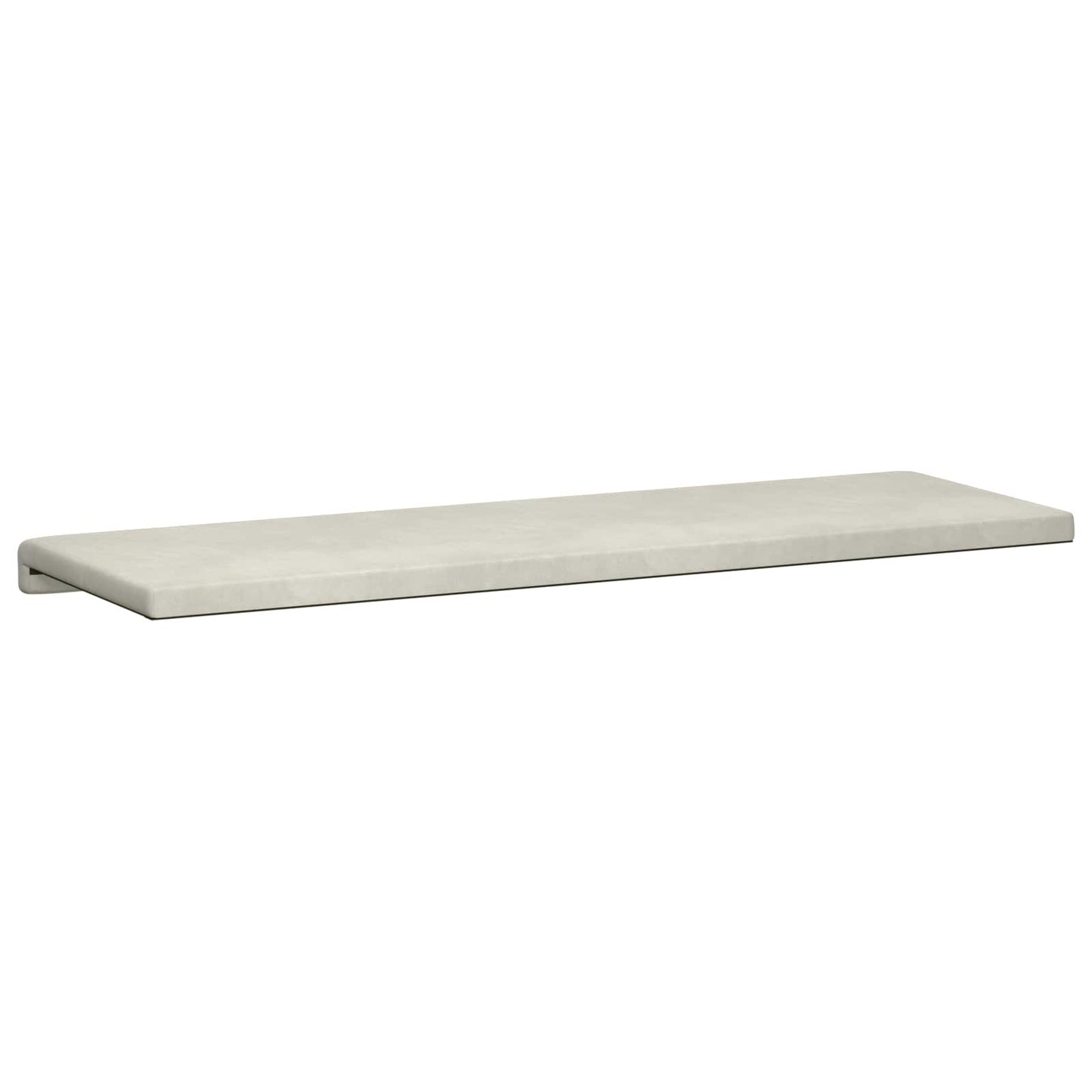 vidaXL Bench Cushion Velvet Cream Depth 35 cm