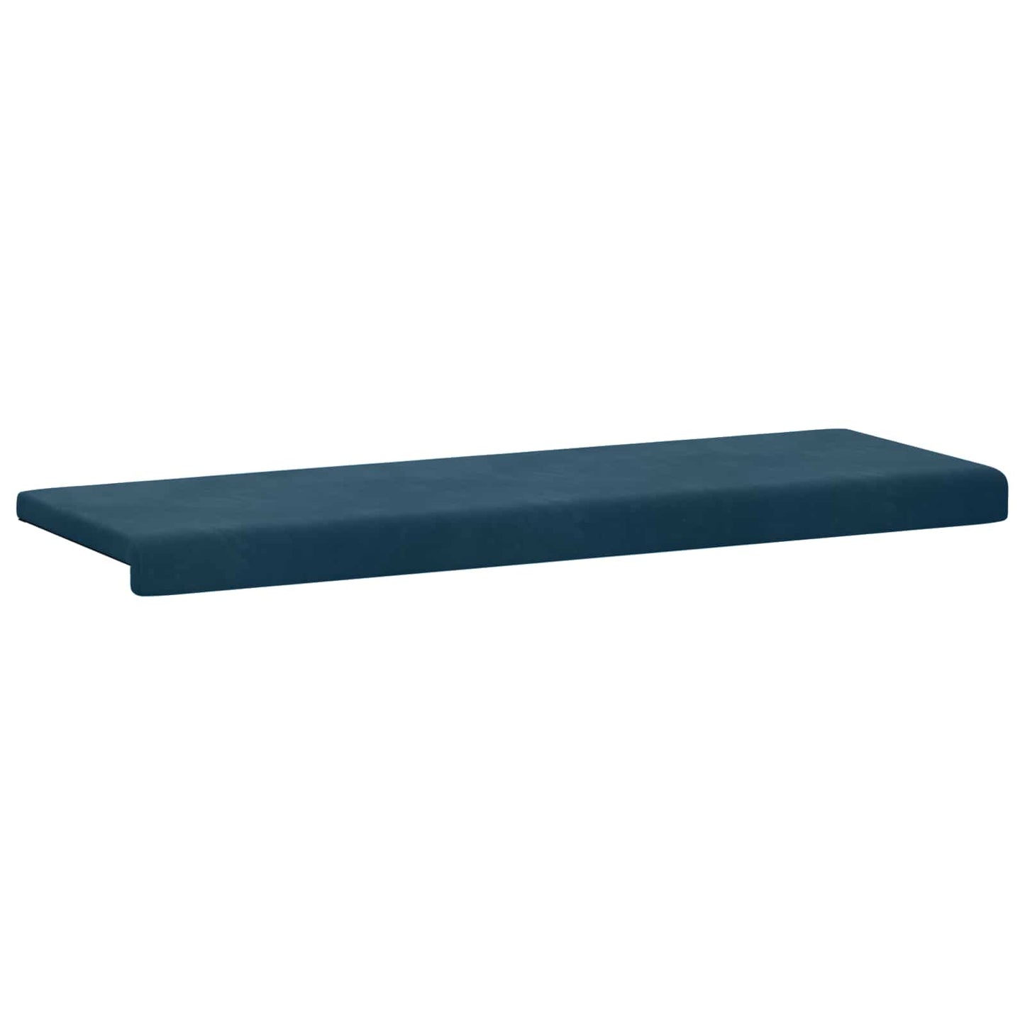vidaXL Bench Cushion Velvet Blue Depth 35 cm