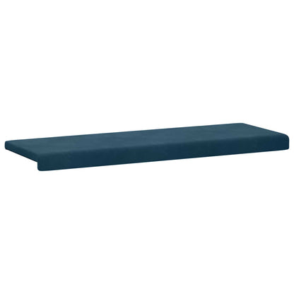 vidaXL Bench Cushion Velvet Blue Depth 35 cm
