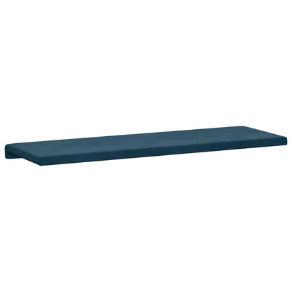 vidaXL Bench Cushion Velvet Blue Depth 35 cm