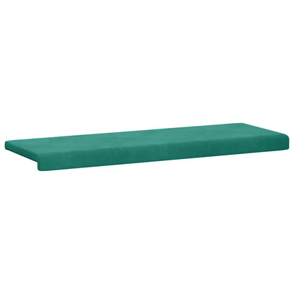 vidaXL Bench Cushion Velvet Turquoise Depth 35 cm