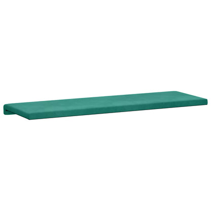 vidaXL Bench Cushion Velvet Turquoise Depth 35 cm