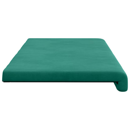 vidaXL Bench Cushion Velvet Turquoise Depth 35 cm