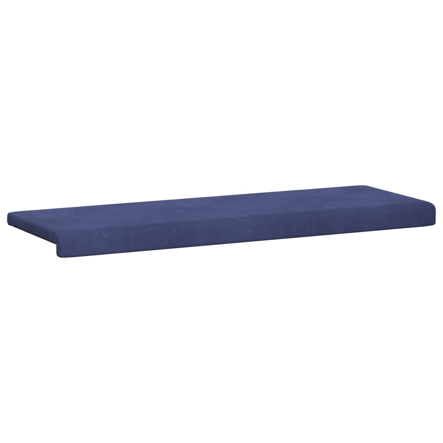 vidaXL Bench Cushion Velvet Police Blue Depth 35 cm