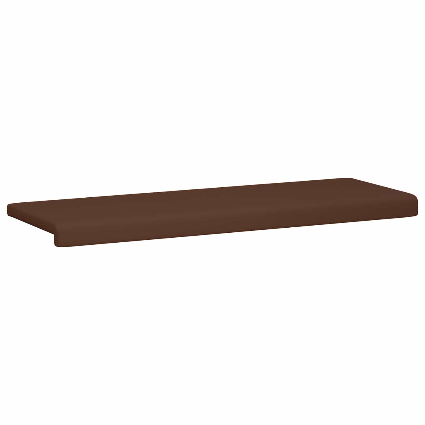 vidaXL Bench Cushion Faux Leather Brown Depth 35 cm