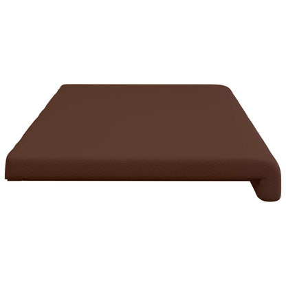 vidaXL Bench Cushion Faux Leather Brown Depth 35 cm