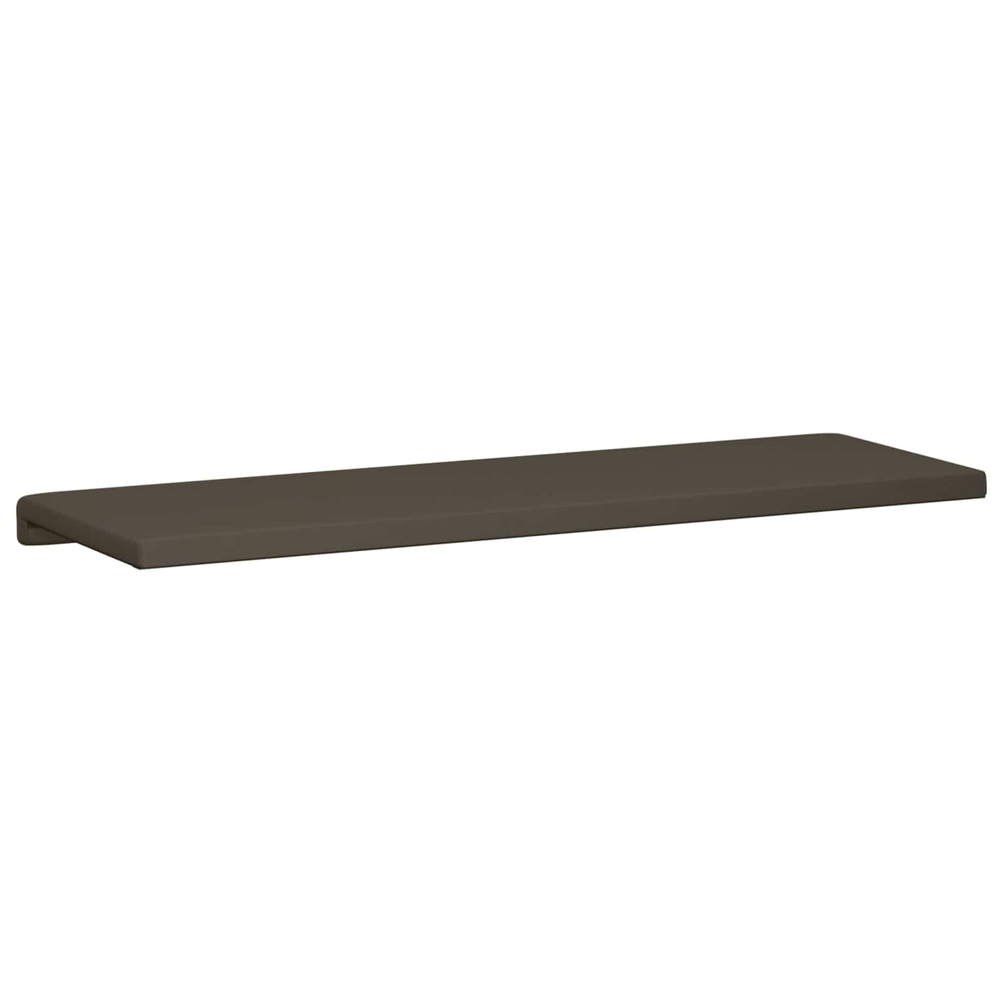 vidaXL Bench Cushion Faux Leather Grey Depth 35 cm