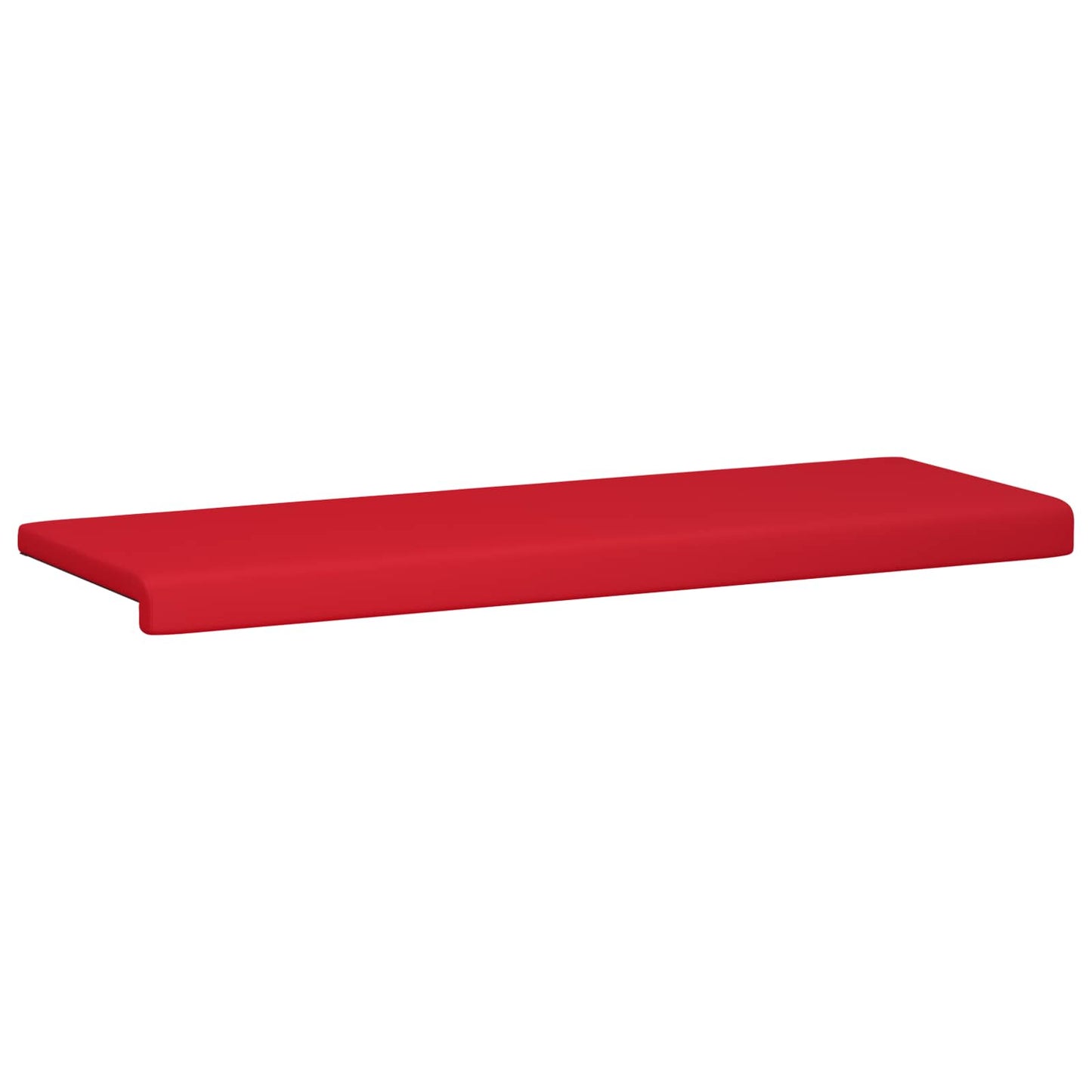 vidaXL Bench Cushion Faux Leather Red Depth 35 cm
