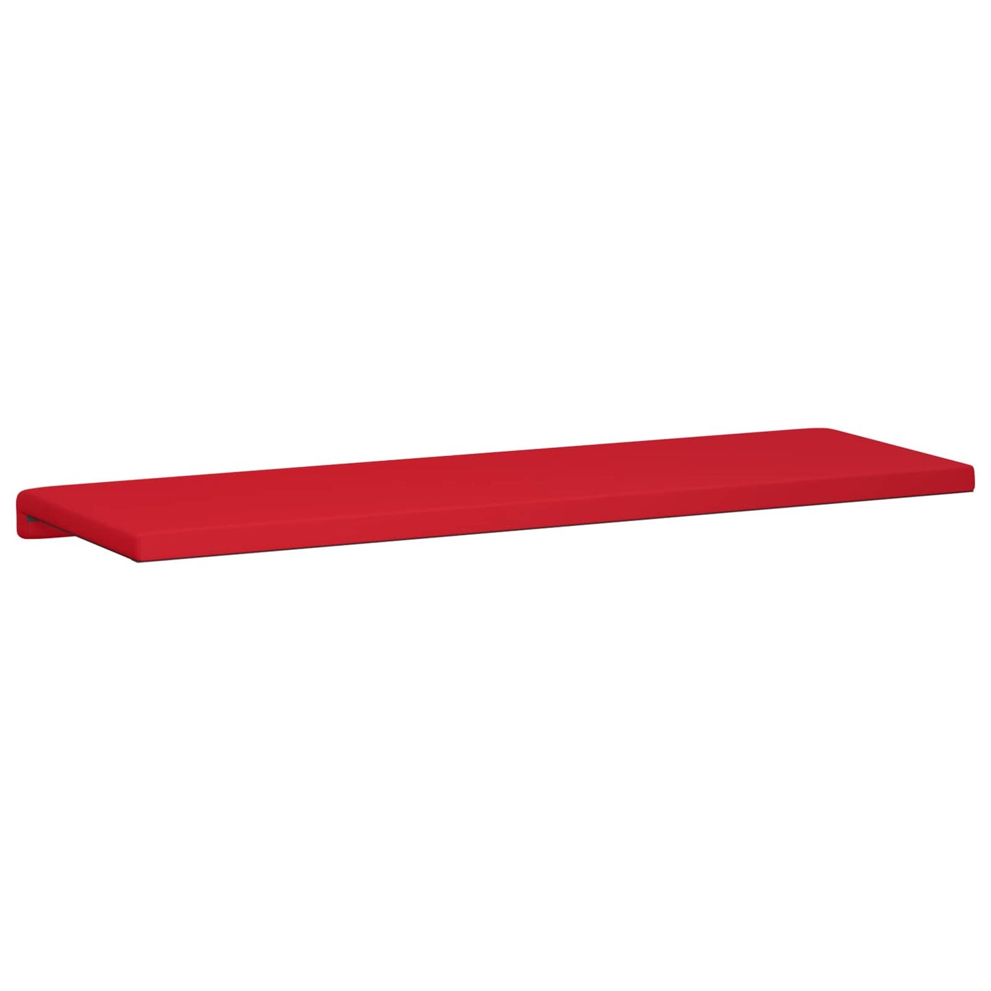 vidaXL Bench Cushion Faux Leather Red Depth 35 cm