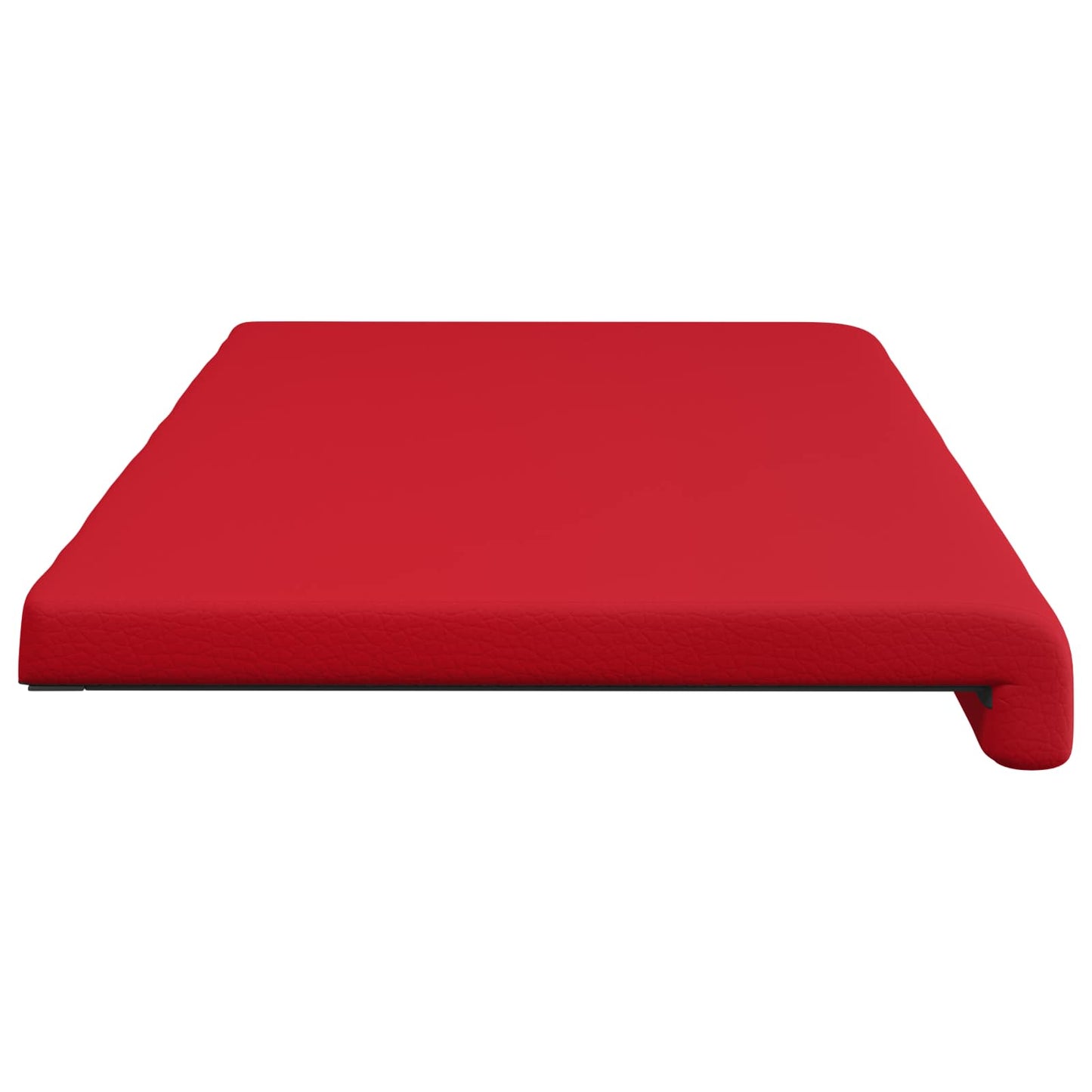 vidaXL Bench Cushion Faux Leather Red Depth 35 cm