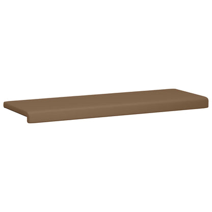 vidaXL Bench Cushion Faux Leather Cappuccino Depth 35 cm