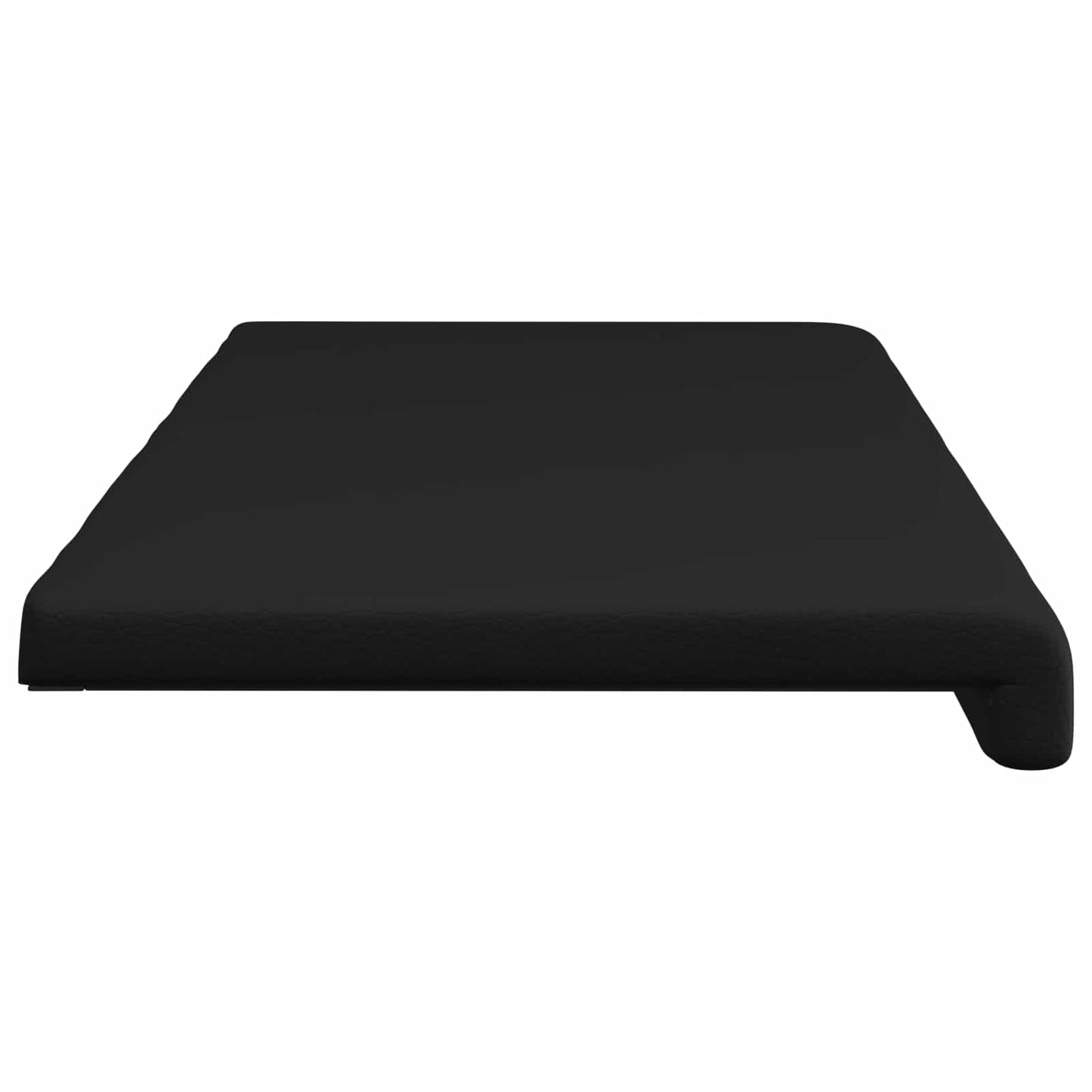 vidaXL Bench Cushion Faux Leather Black Depth 35 cm