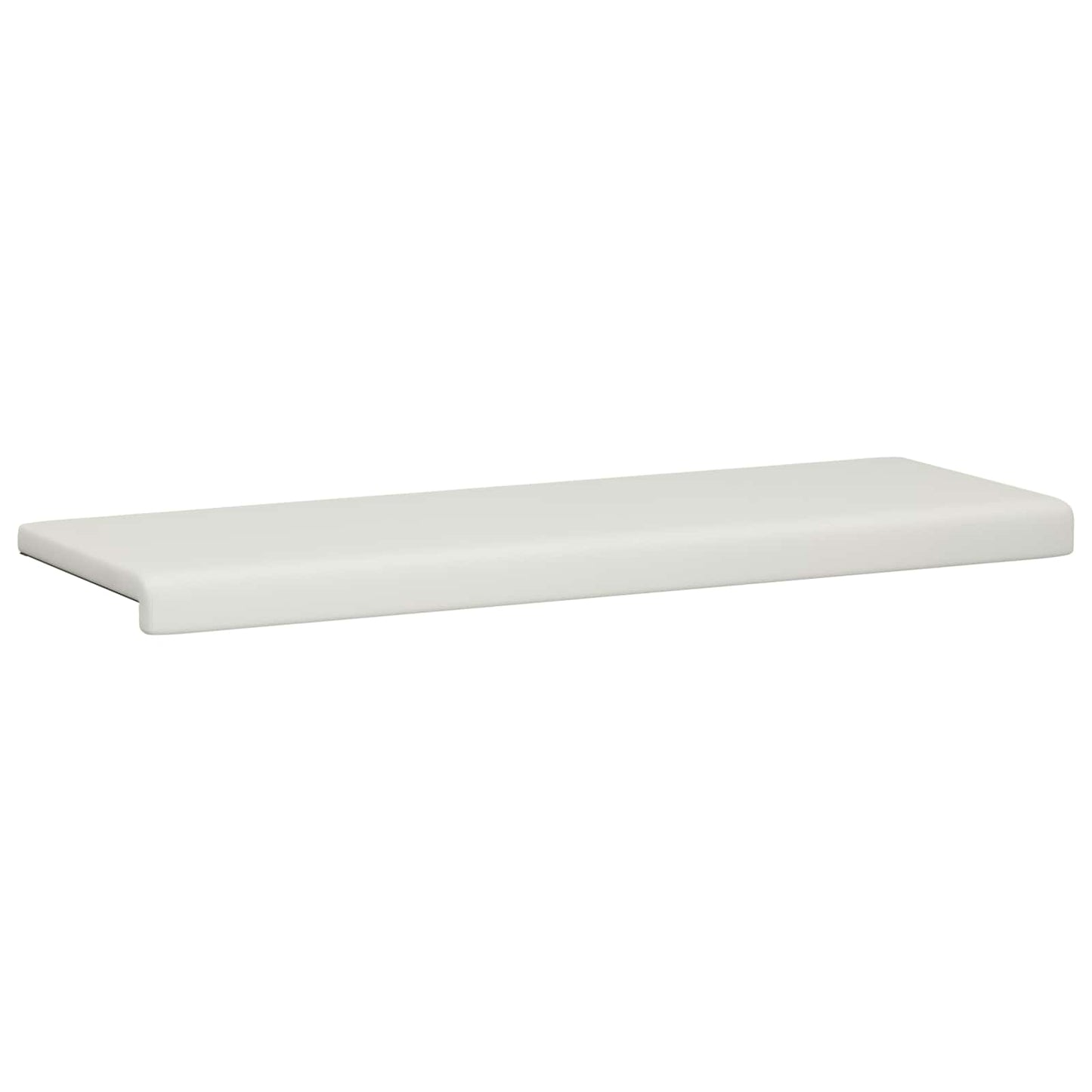 vidaXL Bench Cushion Faux Leather White Depth 35 cm