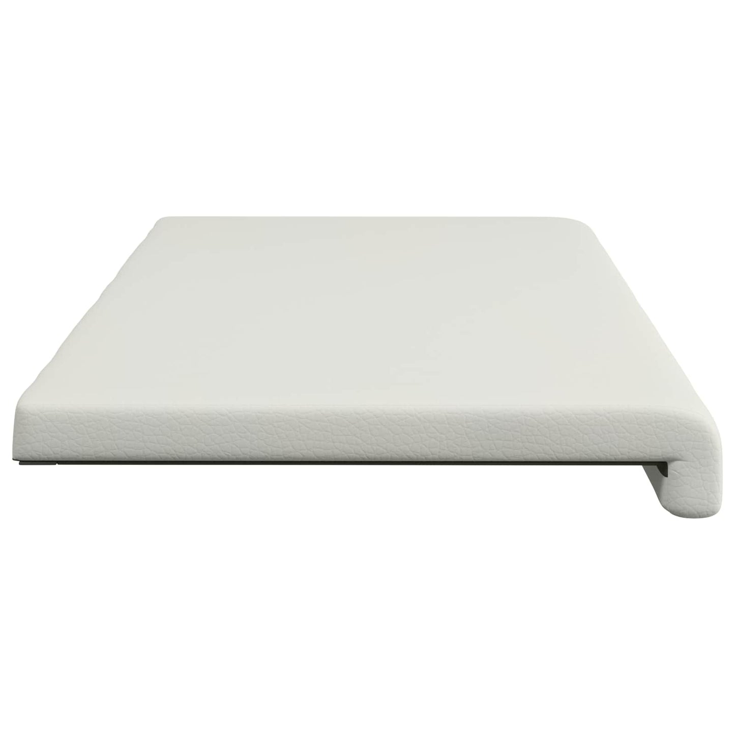 vidaXL Bench Cushion Faux Leather White Depth 35 cm