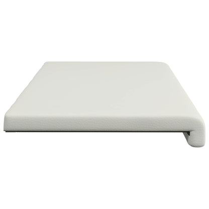 vidaXL Bench Cushion Faux Leather White Depth 35 cm