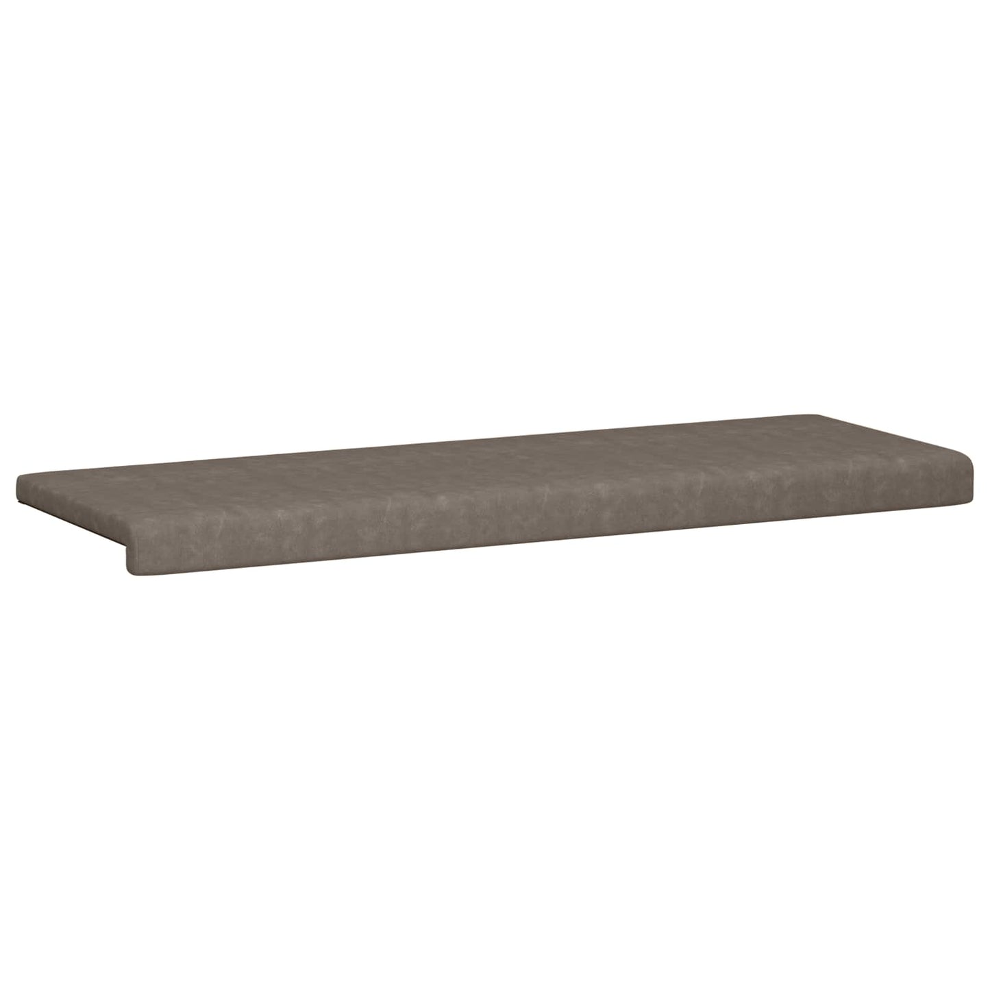 vidaXL Bench Cushion Faux Leather Grey Depth 35 cm