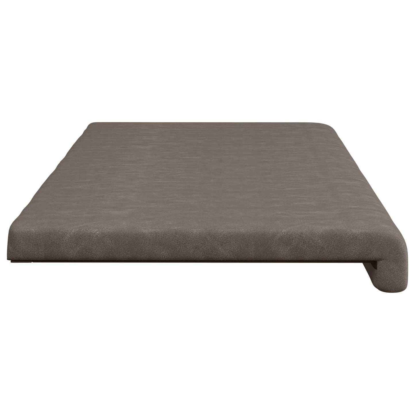 vidaXL Bench Cushion Faux Leather Grey Depth 35 cm