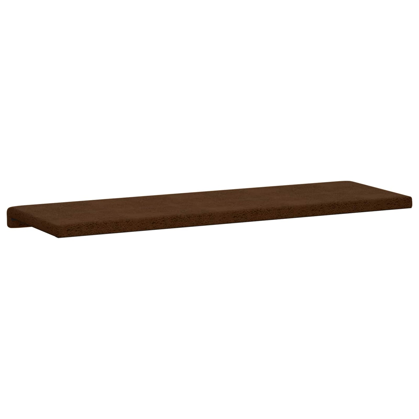 vidaXL Bench Cushion Faux Suede Fabric Brown Depth 35 cm