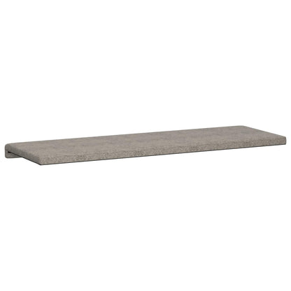 vidaXL Bench Cushion Faux Suede Fabric Light Grey Depth 35 cm