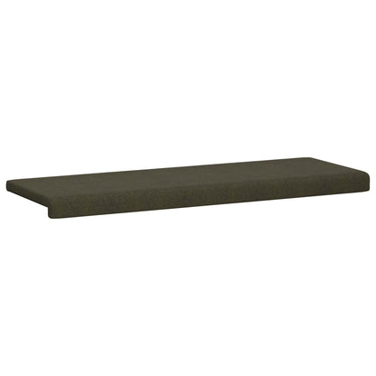 vidaXL Bench Cushion Faux Suede Fabric Army Green Depth 35 cm