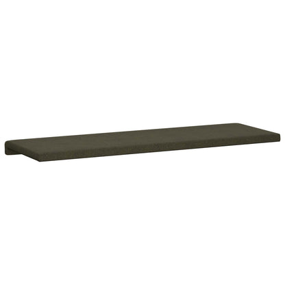 vidaXL Bench Cushion Faux Suede Fabric Army Green Depth 35 cm