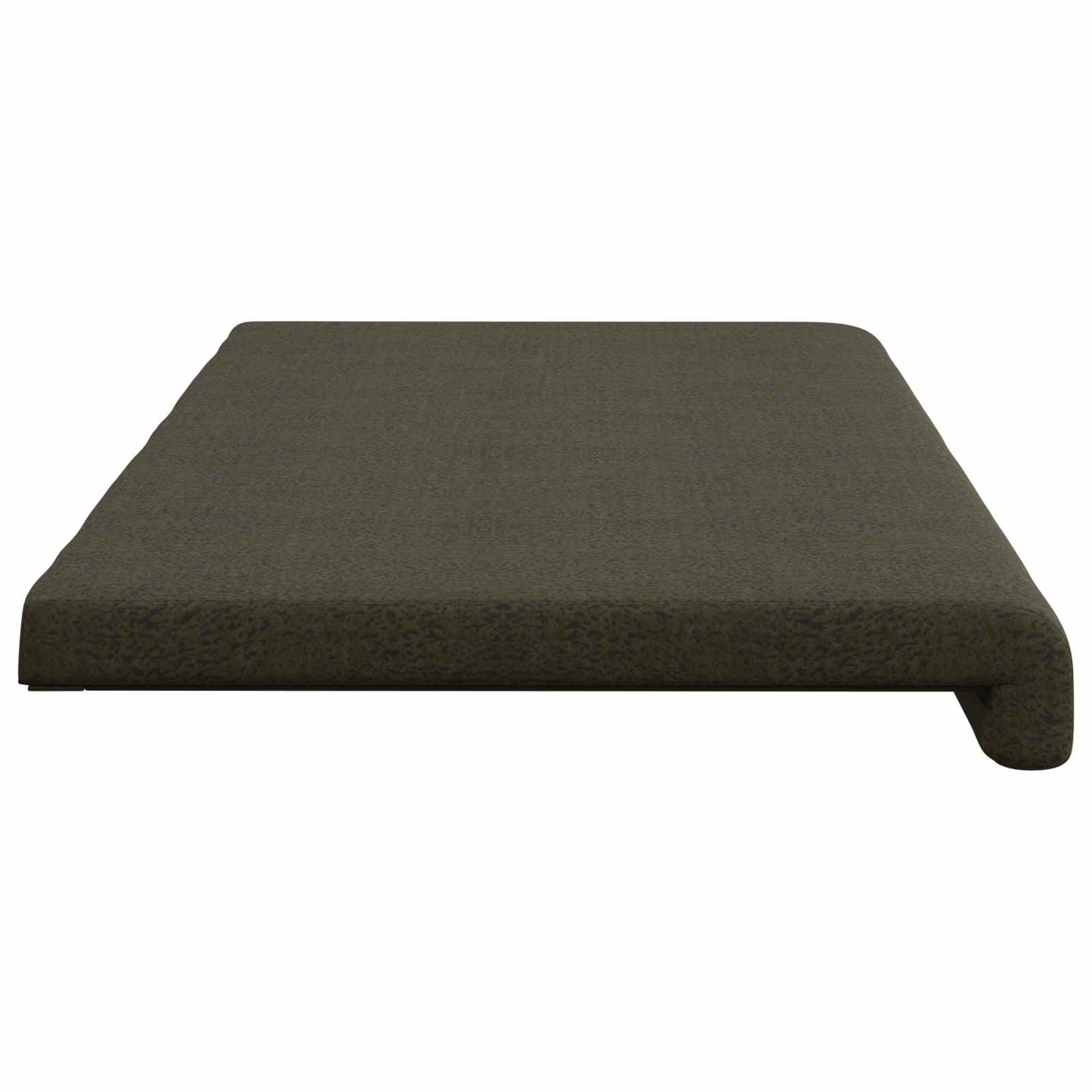 vidaXL Bench Cushion Faux Suede Fabric Army Green Depth 35 cm