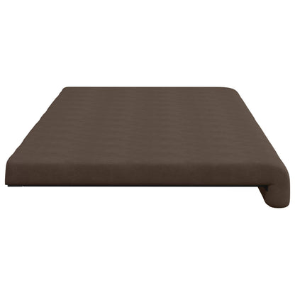 vidaXL Bench Cushion Microfiber Brown Depth 35 cm