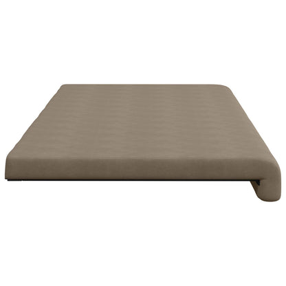 vidaXL Bench Cushion Microfiber Taupe Depth 35 cm