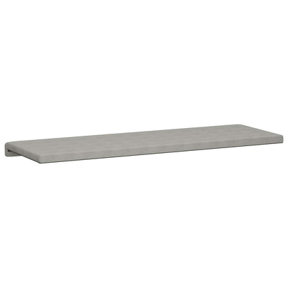 vidaXL Bench Cushion Microfiber Light Grey Depth 35 cm