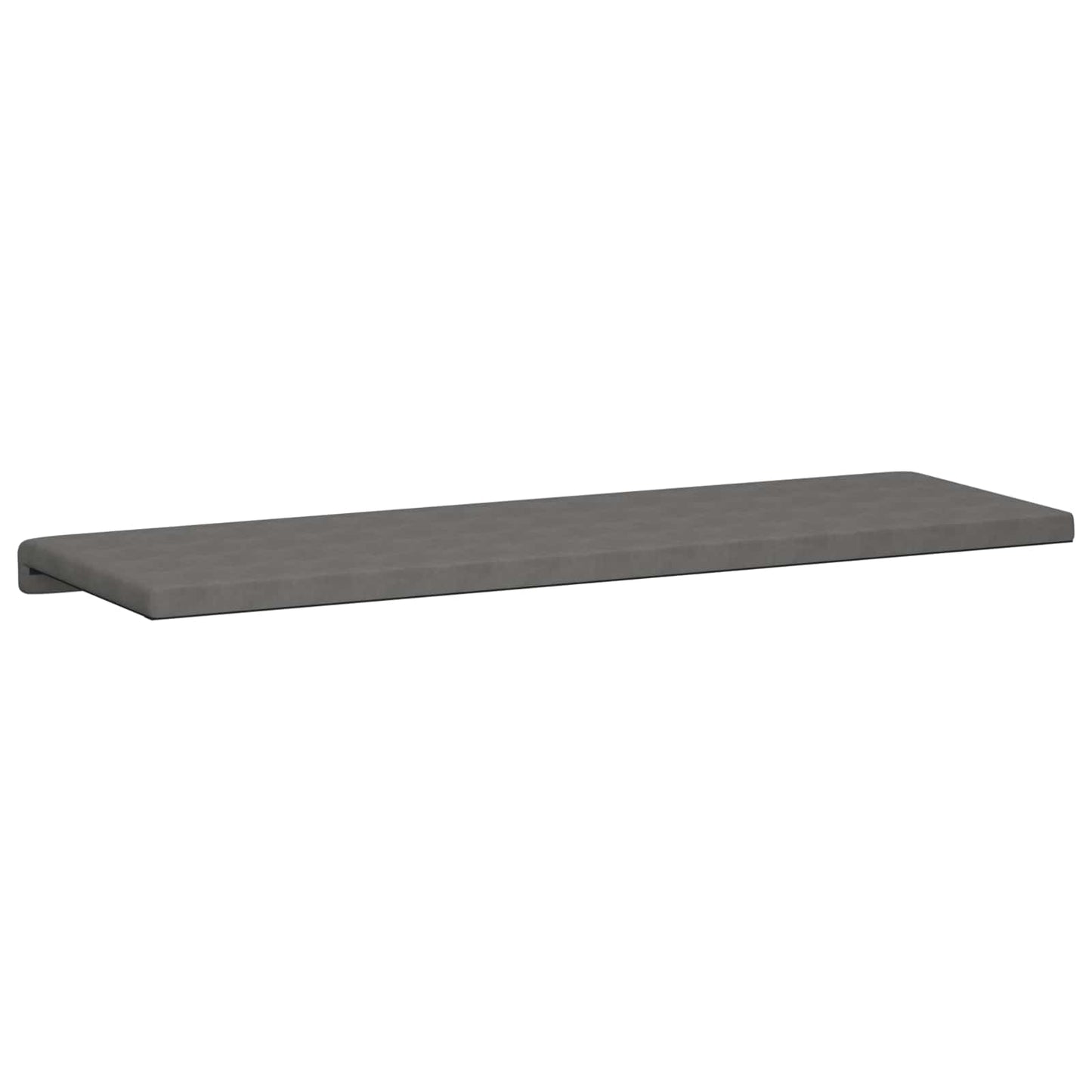 vidaXL Bench Cushion Microfiber Dark Grey Depth 35 cm