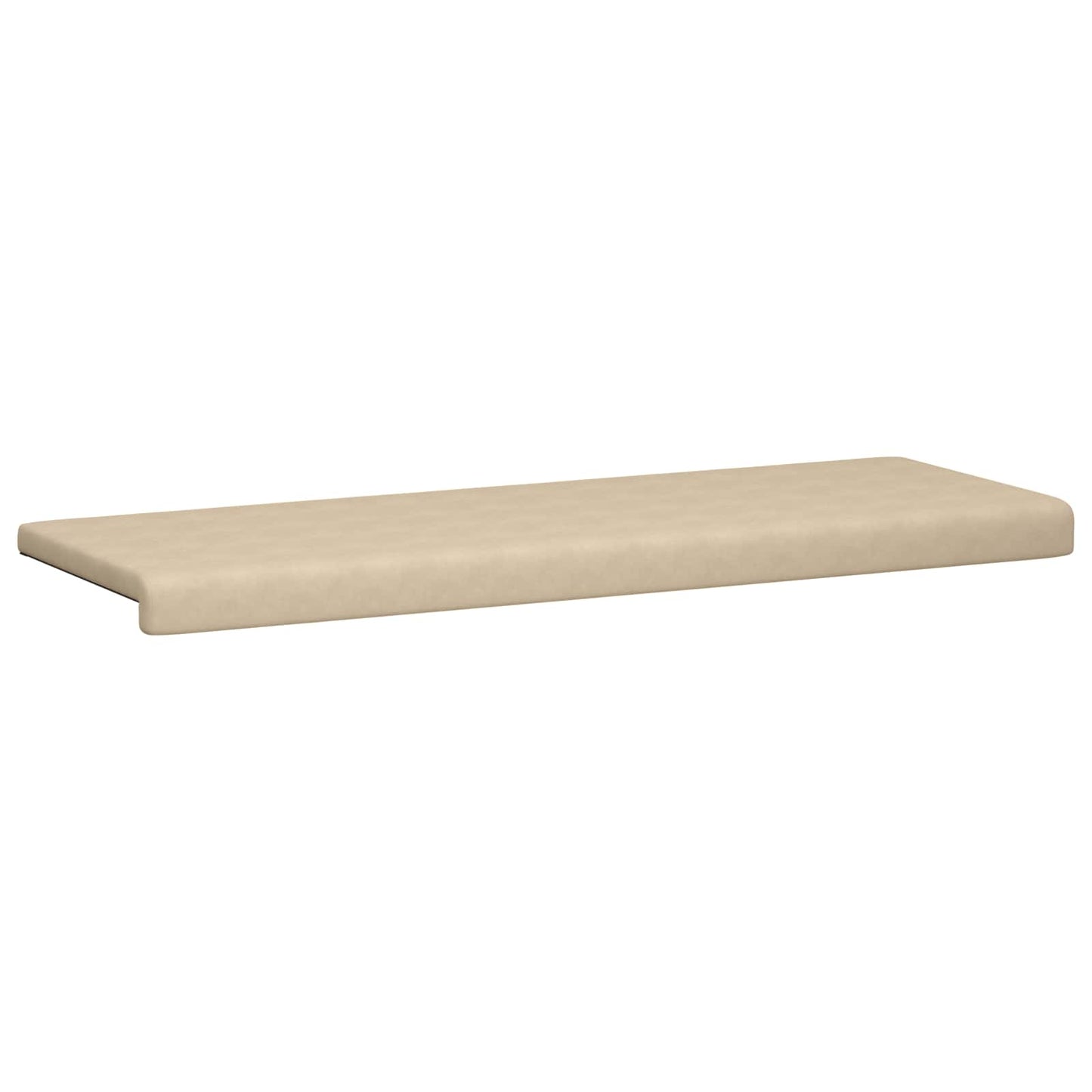 vidaXL Bench Cushion Microfiber Cream Depth 35 cm