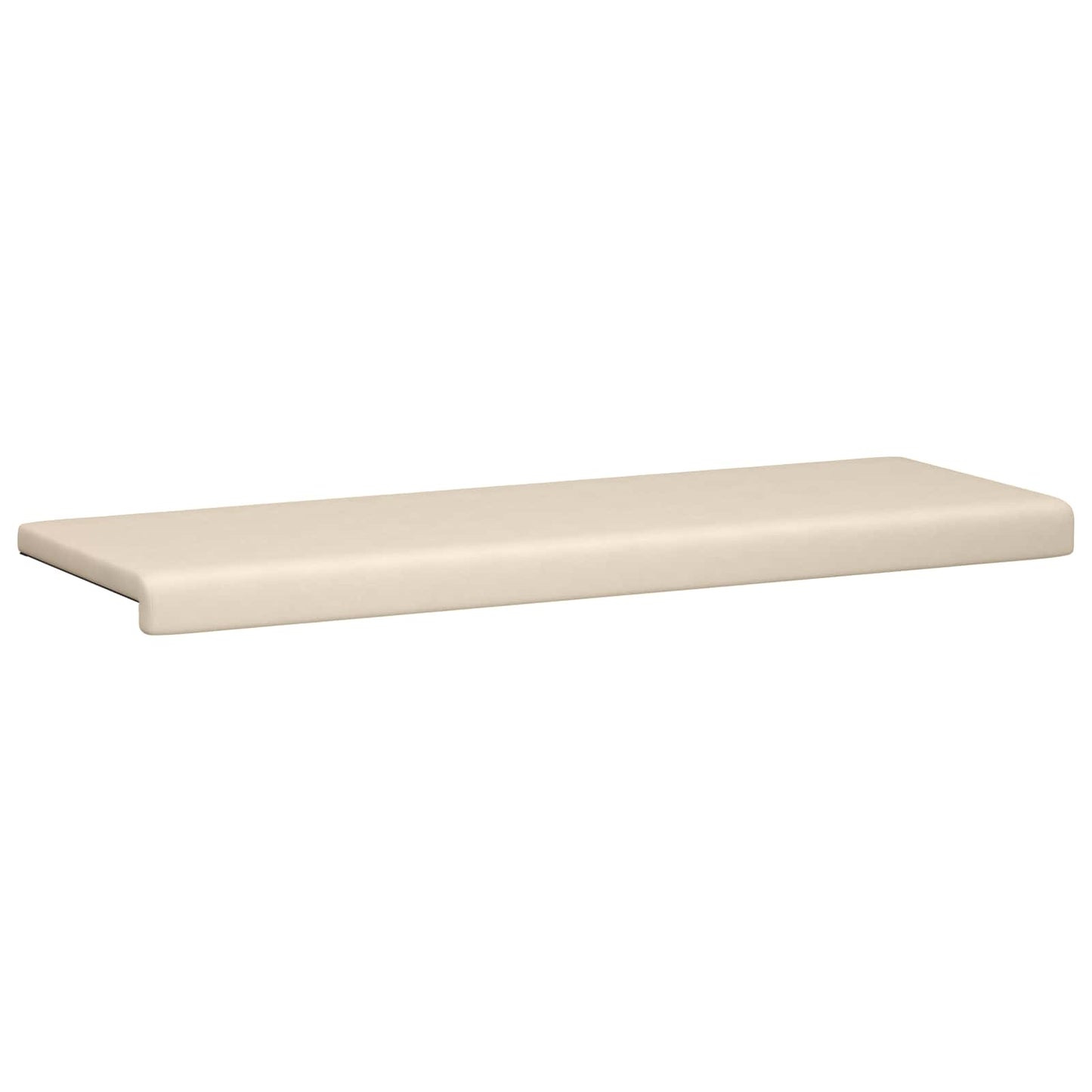 vidaXL Bench Cushion Microfiber Beige Depth 35 cm