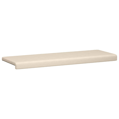 vidaXL Bench Cushion Microfiber Beige Depth 35 cm