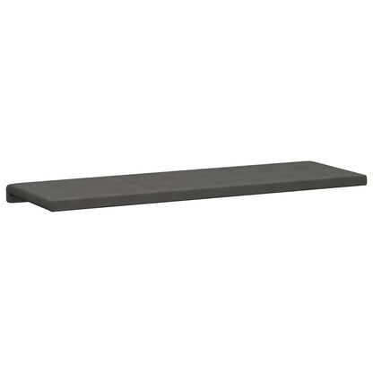 vidaXL Bench Cushion Corduroy Dark Grey Depth 35 cm