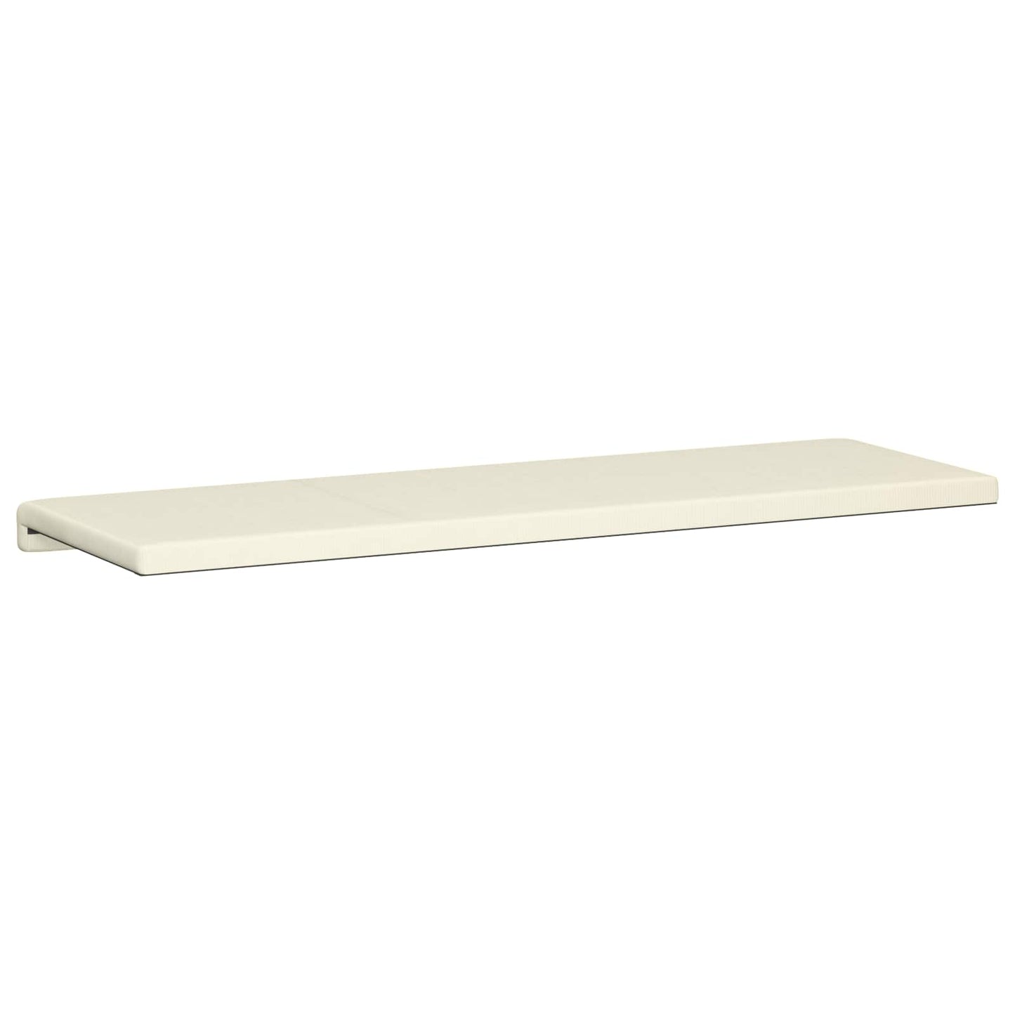 vidaXL Bench Cushion Corduroy Cream Depth 35 cm