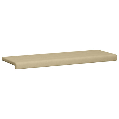 vidaXL Bench Cushion Corduroy Grey Green Depth 35 cm