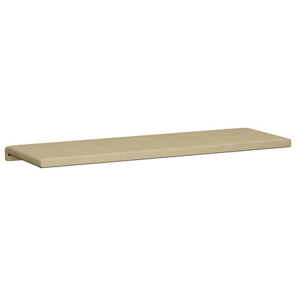 vidaXL Bench Cushion Corduroy Grey Green Depth 35 cm