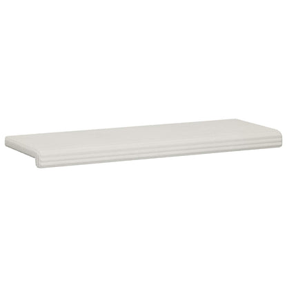vidaXL Bench Cushion Plush Corduroy Cream Depth 35 cm
